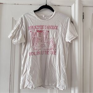 Graphic tee - displacement is a disease